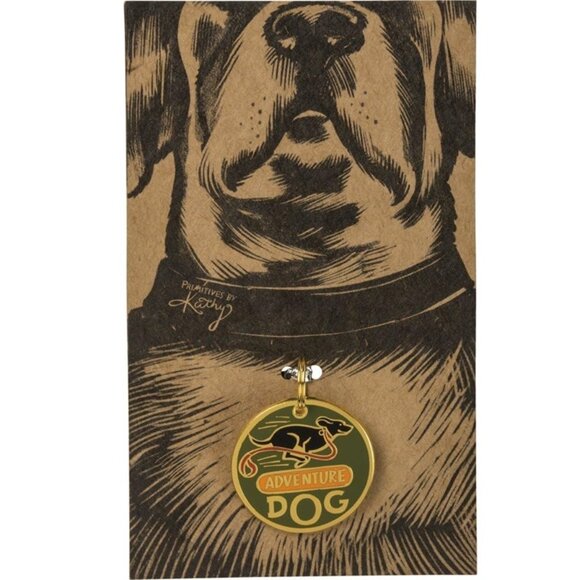 Primitives by Kathy - Adventure Dog Pet Charm - Picture 2 of 2